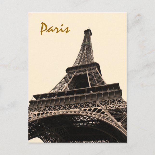Paris Postkarte (Vorderseite)
