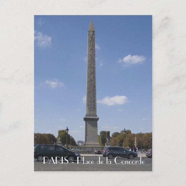 Paris Postkarte (Vorderseite)