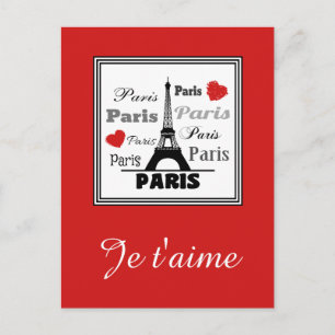 Paris Postkarte