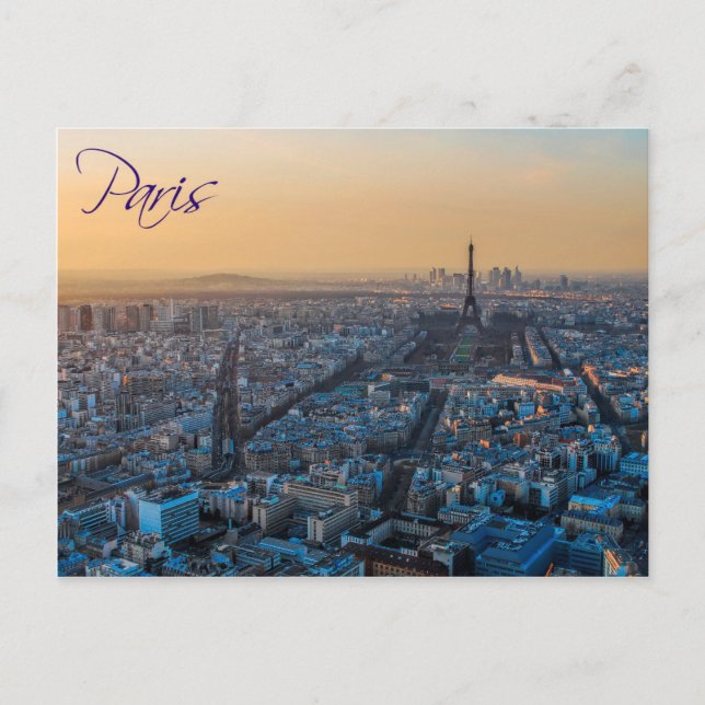 Paris Postkarte (Vorderseite)