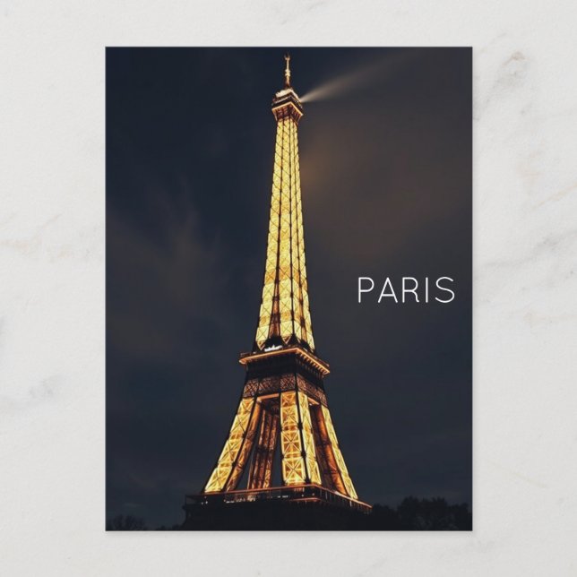 Paris Postkarte (Vorderseite)