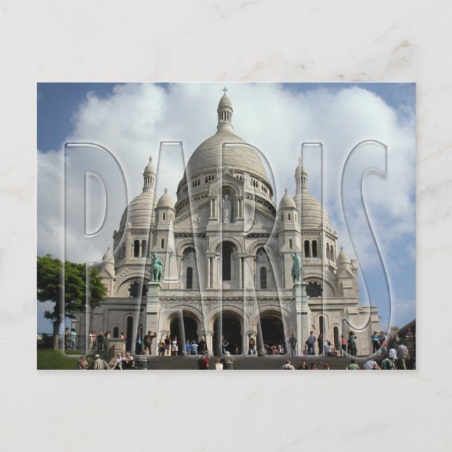 Paris Postkarte (Vorderseite)