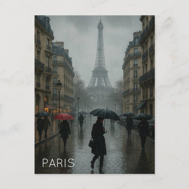 Paris Postkarte (Vorderseite)