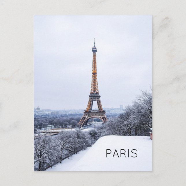 Paris Postkarte (Vorderseite)