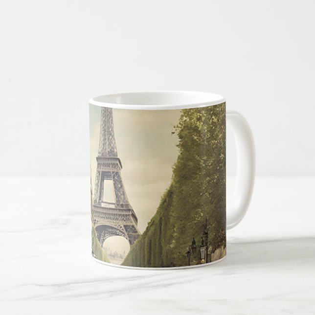 Paris-Postkarte Kaffeetasse (VorderseiteRechts)