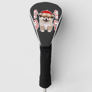 Paris Pup & Kitty Crew � Hübscher Barett-Hund und Golf Headcover