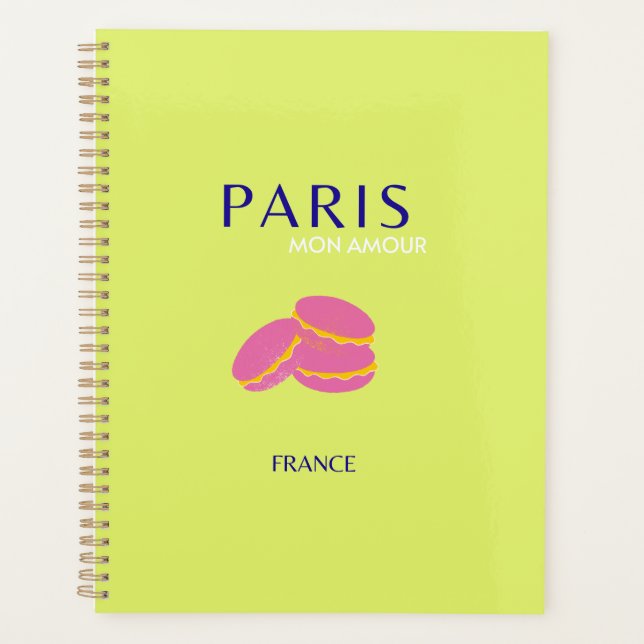 Paris Reisen Kunst, Dichtung und Musik Planer (Vorderseite)