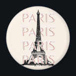 Paris Reisen Kunst, Reisen Kunst, Pastel, Minimali Magnet<br><div class="desc">Ein schönes minimalistisches Pariser Reisekunstdesign mit dem berühmten Eiffelturm. Es ist eine perfekte Ergänzung zu jedem Ort und würde eine große Ergänzung Ihres Lebens.</div>