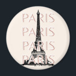 Paris Reisen Kunst, Reisen Kunst, Pastel, Minimali Magnet<br><div class="desc">Ein schönes minimalistisches Pariser Reisekunstdesign mit dem berühmten Eiffelturm. Es ist eine perfekte Ergänzung zu jedem Ort und würde eine große Ergänzung Ihres Lebens.</div>