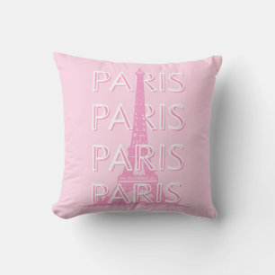Paris Reisen Kunst, Reisen Kunst, Preppy Art, Pink Kissen
