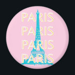 Paris Reisen Kunst, Reisen Kunst, Preppy, Pink Magnet<br><div class="desc">Ein schönes minimalistisches Pariser Reisekunstdesign mit dem berühmten Eiffelturm. Es ist eine perfekte Ergänzung zu jedem Ort und würde eine große Ergänzung Ihres Lebens.</div>