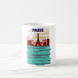 Paris Reiseplakat Kaffeetasse