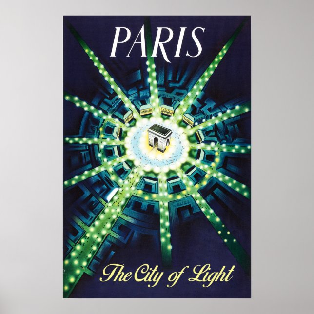 Paris Reiseplakat Poster (Vorne)