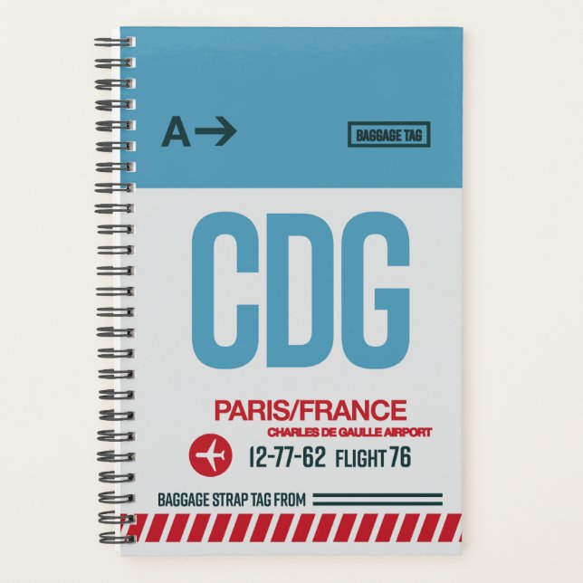 Paris - Reiseplaner 2026 Planer (Vorderseite)
