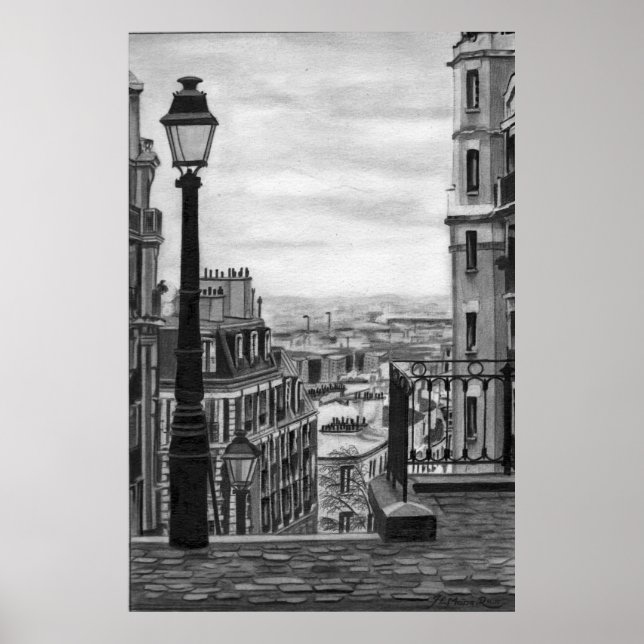 Paris Road Poster (Vorne)