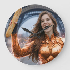 PARIS ROCKS GROßE WANDUHR