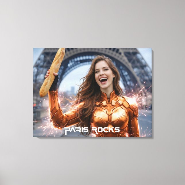 PARIS ROCKS LEINWANDDRUCK (Vorderseite)