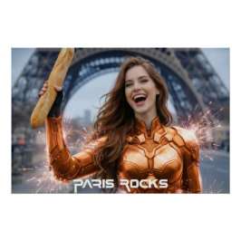 PARIS ROCKS POSTER