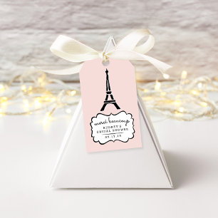 Paris Romance Brautparty Vielen Dank für Ihr Inter Geschenkanhänger