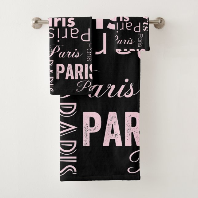 Paris rose et noir, Paris imprimé (En situation)