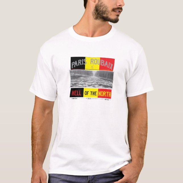 Paris Roubaix, HÖLLE des NORDT - Shirt (Vorderseite)