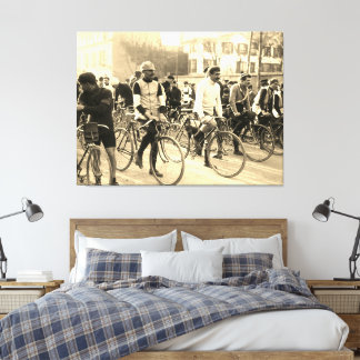 Paris-Roubaix Radrennen 1907 Farbredux Leinwanddruck