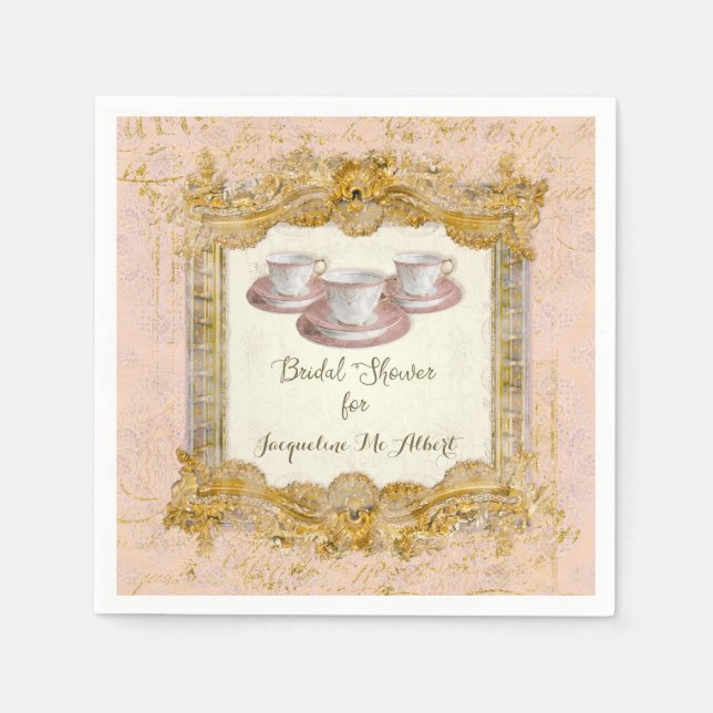 Paris Royal Versailles Palace Party Serviette (Vorderseite)
