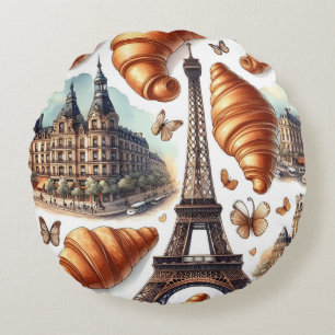 Paris Rundes Kissen