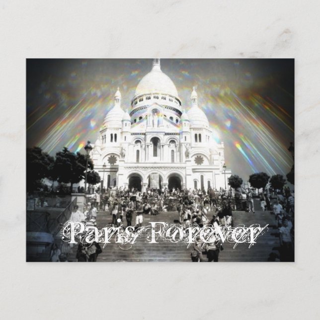 Paris - Sacré Coeur Postkarte (Vorderseite)