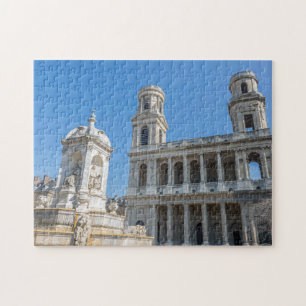Paris Saint Sulpice vue église puzzle