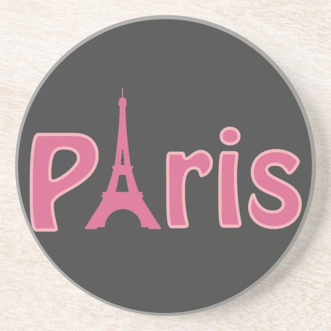 Paris Sandstein Untersetzer (Vorne)
