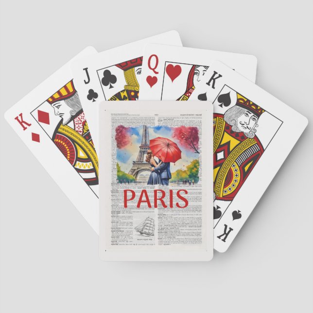 PARIS SCENE SPIELKARTEN (Rückseite)