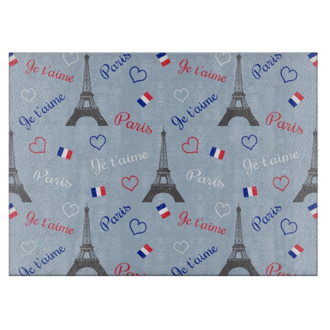 Paris Schneidebrett (Vorderseite)