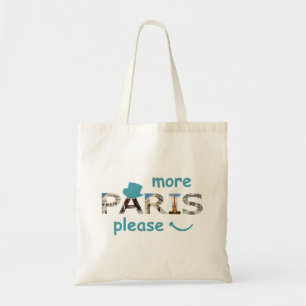 Paris Sehenswürdigkeiten Mehr Paris Bitte Blau Gli Tragetasche