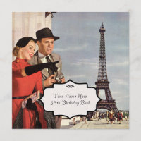 Paris Sehenswürdigkeiten Vintag