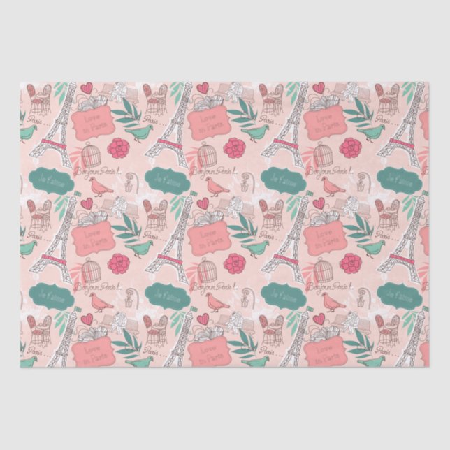 Paris Seidenpapier (Vorderseite)