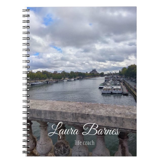 Paris. Seine. Frankreich. Notizblock (Vorderseite)