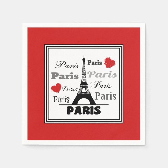 Paris Serviette (Vorderseite)