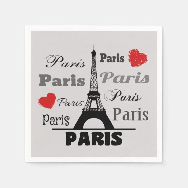 Paris Serviette (Vorderseite)