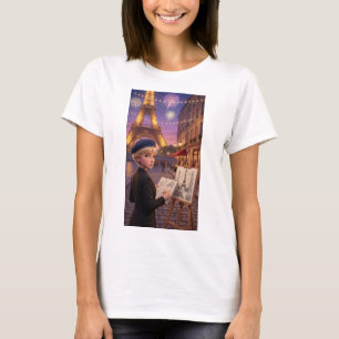 Paris Sketchbook Feuerwerksnacht T-Shirt