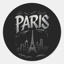 Paris Skyline Aufkleber