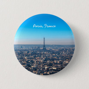 Paris Skyline Button