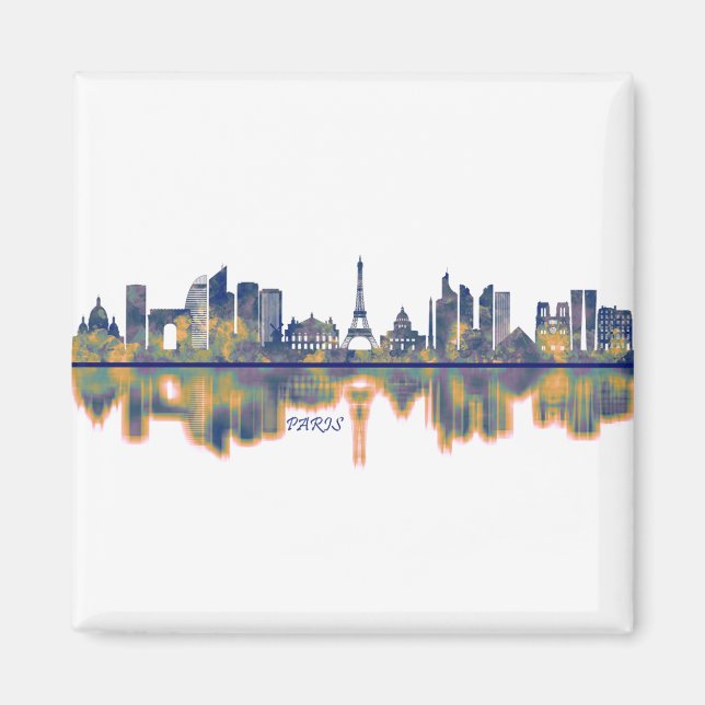 Paris Skyline Magnet (Vorne)