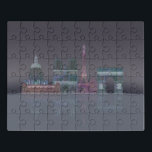 Paris-Skyline-Nachtreflexionen Puzzle<br><div class="desc">Paris-Skyline-Nachtreflexionen durch tolles flippiges. Kennzeichnet berühmte Sehenswürdigkeiten von Paris gegen einen schönen Nachthimmel.</div>