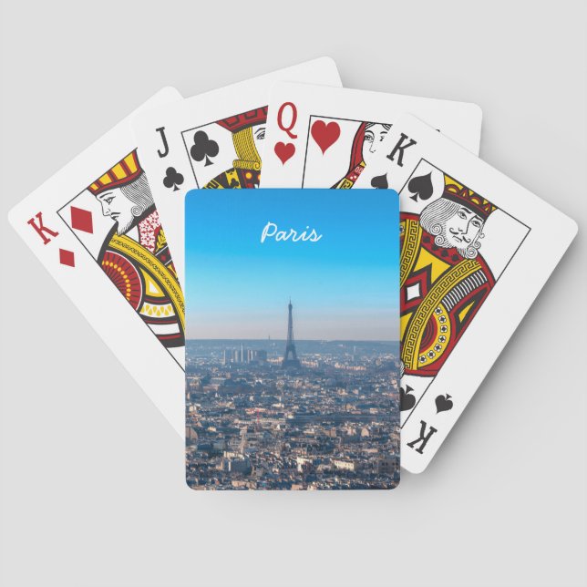 Paris Skyline Spielkarten (Rückseite)