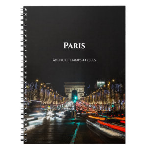 Paris Spiral Photo Notebook Notizblock