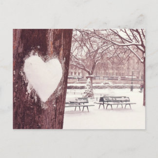 Paris, Stadt der Liebe (Notre-Dame-Gärten) Postkarte