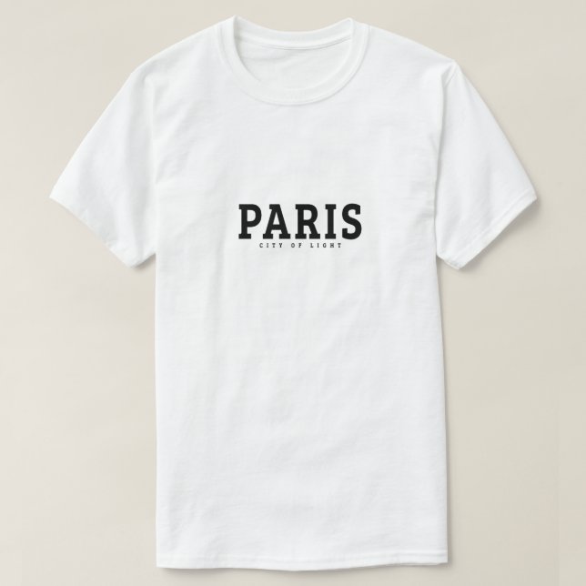 Paris - Stadt des Lichts T-Shirt (Design vorne)