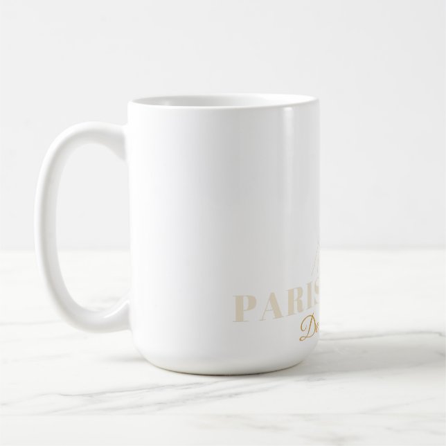 Paris steht Tasse (Links)