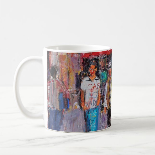 Paris-Straße Kaffeetasse (Links)